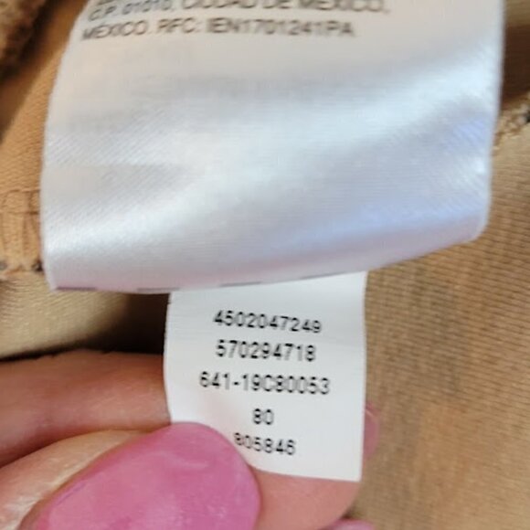 Chico's Leggings Tan Black Animal Print Soft Stretch Pants Womens SZ XS/4 Petite - Picture 7 of 10